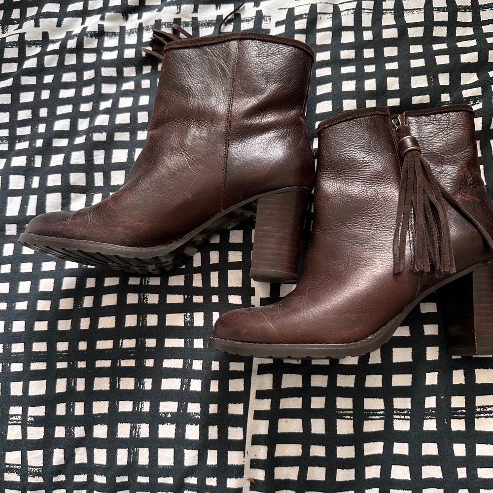 Cute leather comfortable boots 6